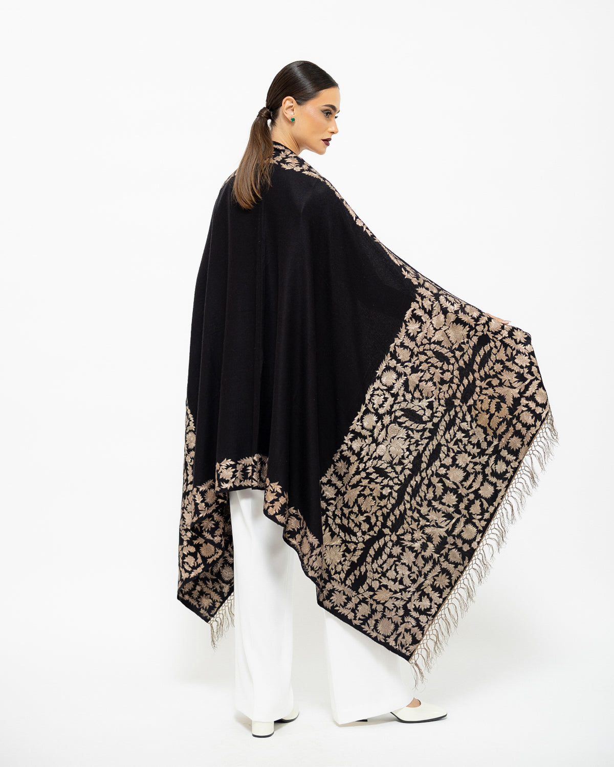 Exquisite 90-Year-Old Antique Pashtosh Shawl